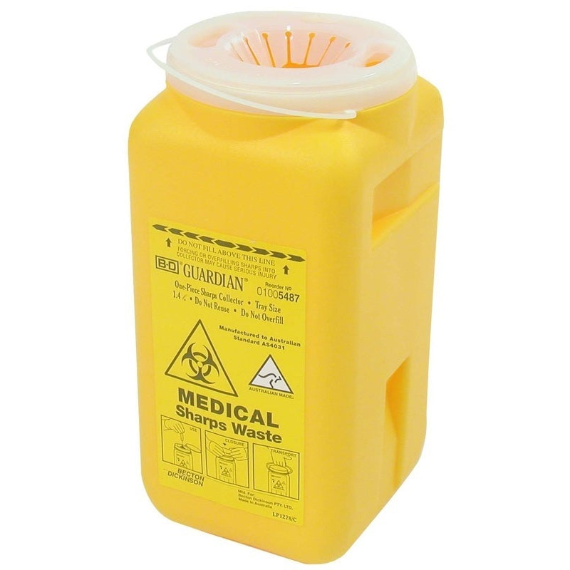 Guardian Sharps Disposal Unit - 1400ml