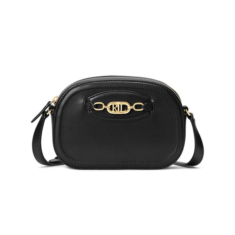 Women's Leather Medium Jordynn Crossbody Bag Black