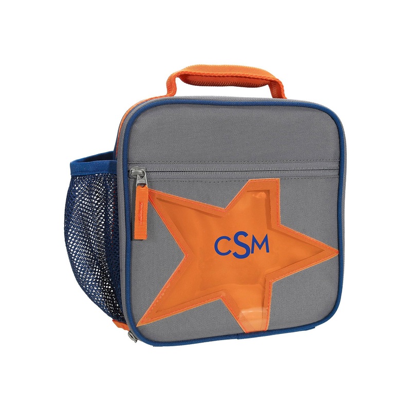 Mackenzie Blue Colorful Stars Lunch Boxes