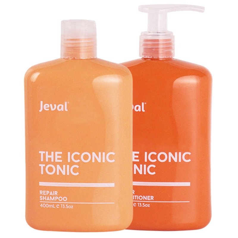 Jeval Iconic Tonic Repair Shampoo & Conditioner Duo 400ml