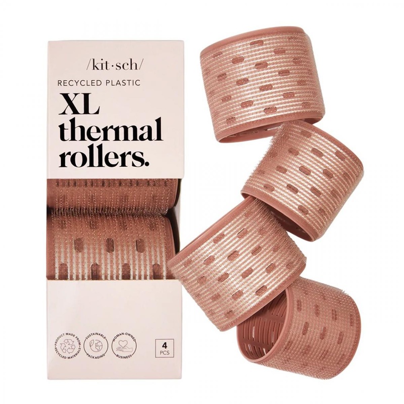 Kitsch -- XL Thermal Rollers 4pc - Terracotta