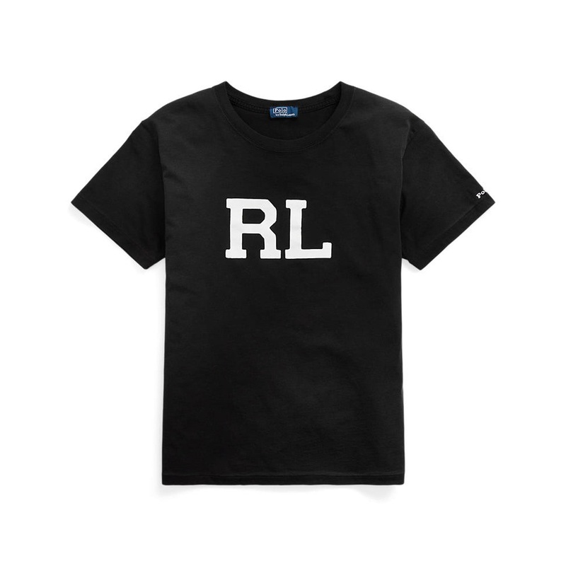 Women's RL Logo Jersey Tee Black