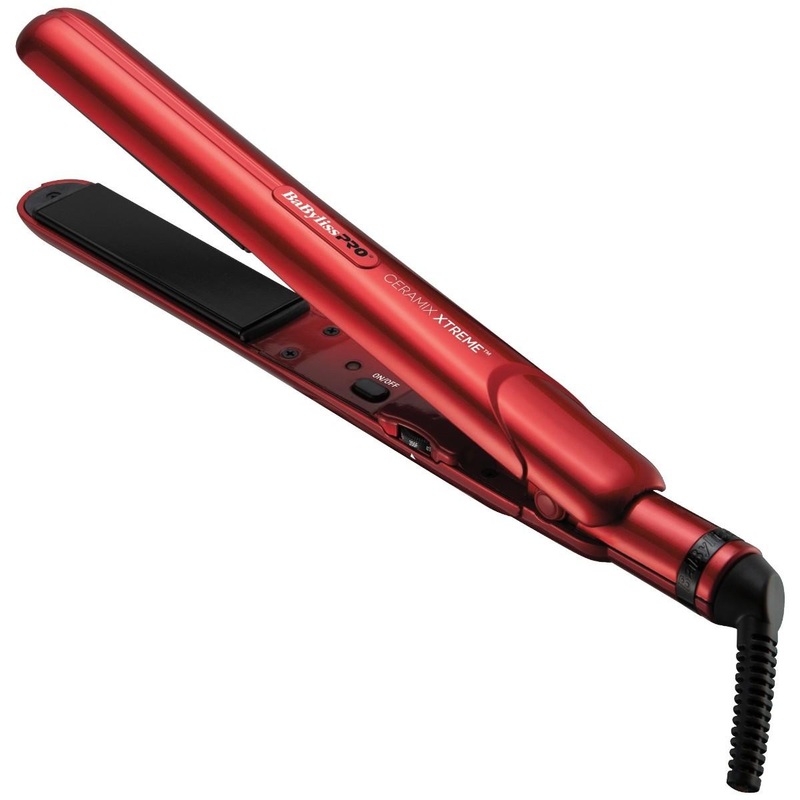 Babyliss Pro -- Ceramic flat iron - 1'' - Red