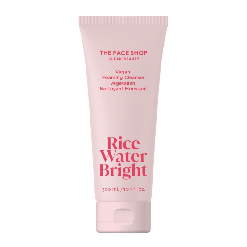 The Face Shop -- Rice Water Bright - Foaming Cleanser 5oz