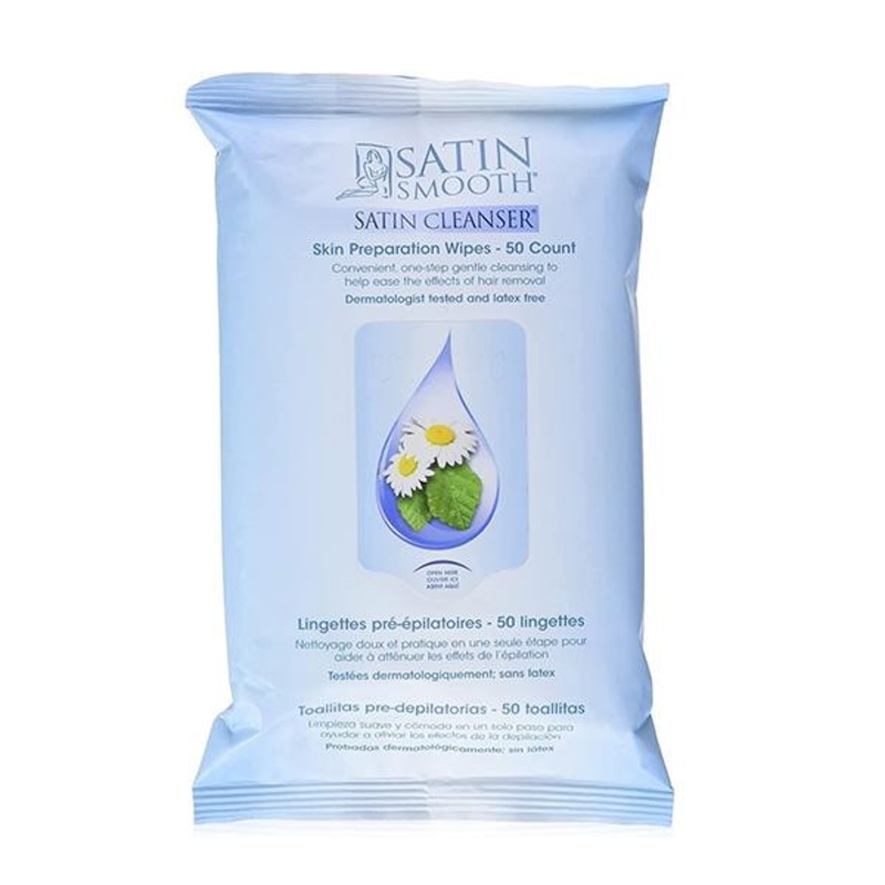 Satin Smooth -- Skin Preparation Wipes 50/pack