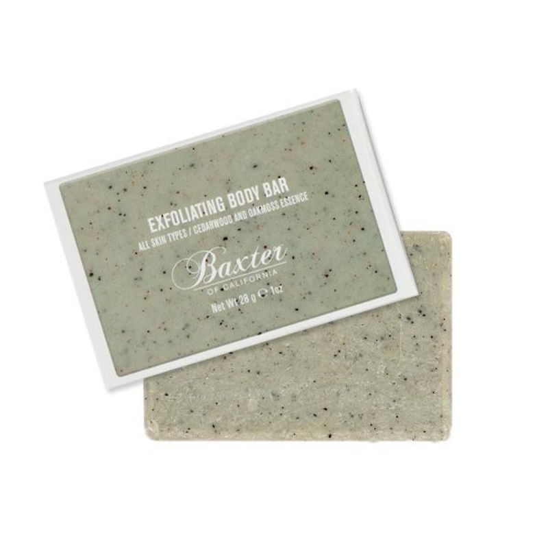 Baxter of California -- Exfoliating Body Bar - Cedarwood & Oakmoss Essence 1oz