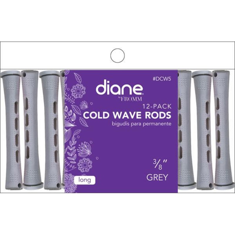 Diane -- Cold wave rods Grey 3/8" 12/pack