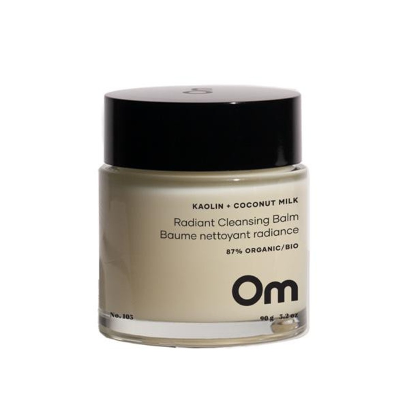 Om Organics -- Kaolin + Coconut Milk Radiant Cleansing Balm 3.2oz