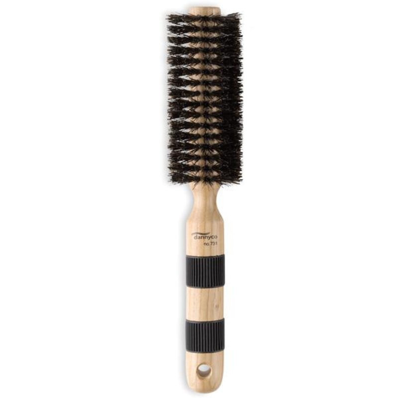 Dannyco -- Circular brush with 100% pre-softened natural boar bristles - Medium