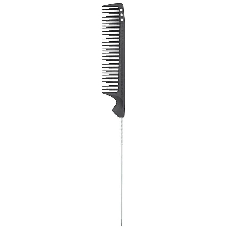 Olivia Garden CarbonLite Metal Tail Teasing Comb