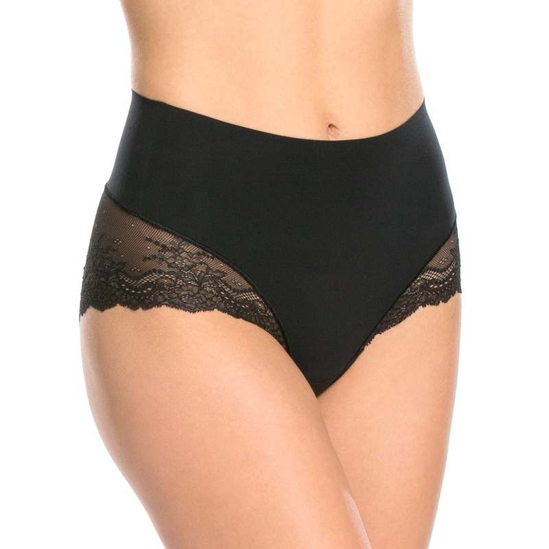 Undie-tectable Lace Hi-Hipster Panty Black