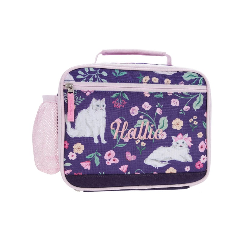 Mackenzie Kitty Floral Cold Pack Lunch Box Multi