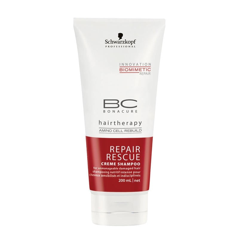 Schwarzkopf BC Bonacure Hairtherapy Repair Rescue Creme Shampoo 200ml