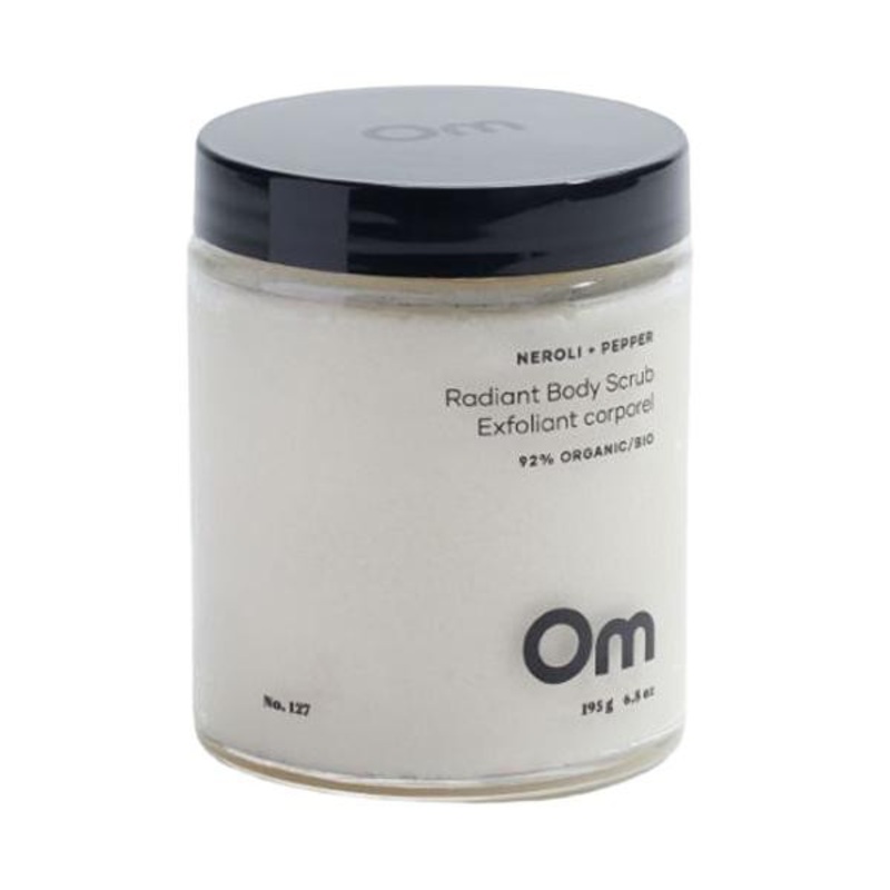 Om Organics -- Neroli + Pepper Radiant Body Scrub 6.8oz