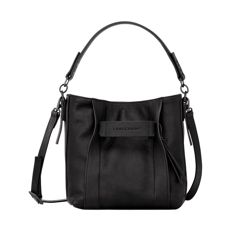 3D Crossbody Bag S Black