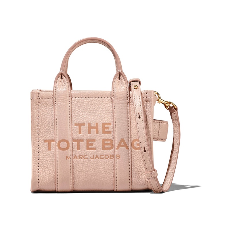 The Leather Crossbody Tote Bag Rose