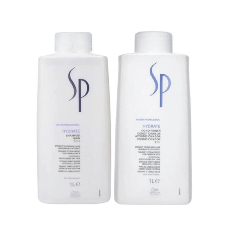 Wella SP System Professional Hydrate Shampoo & Conditioner 1 Litre Duo