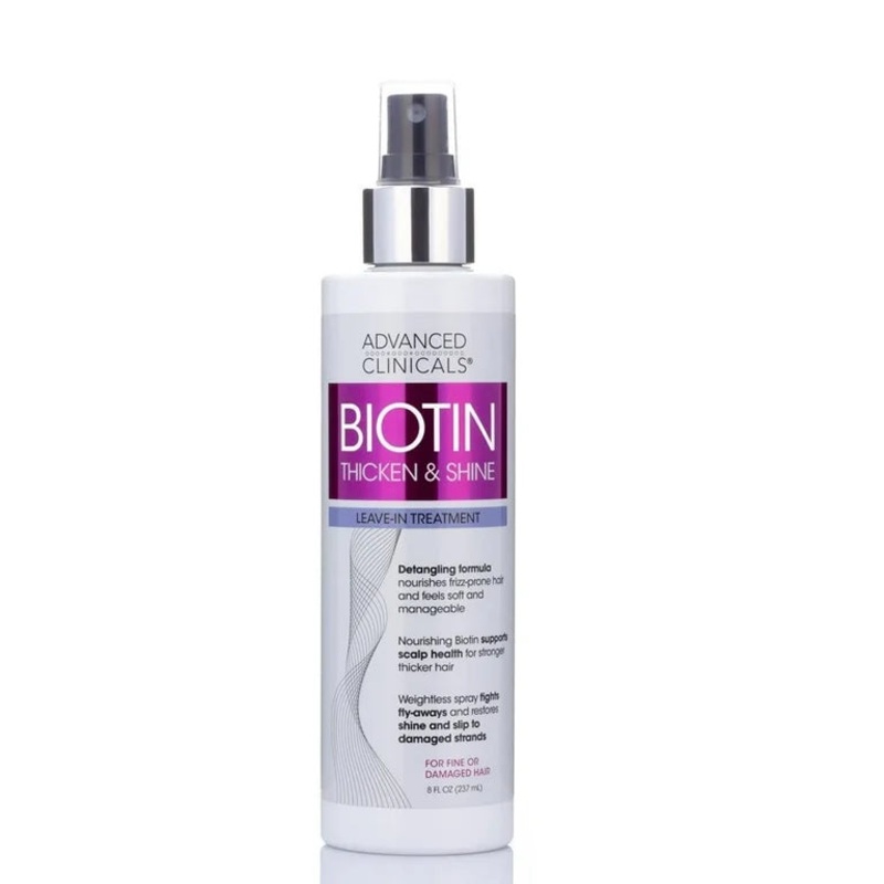 Advanced Clinicals - Biotin Thicken & Shine Leave In Treatment