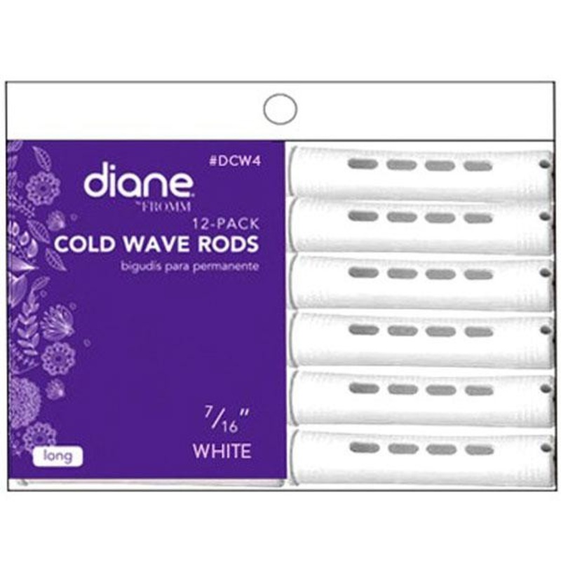 Diane -- Cold wave rods white 7/16" 12/pack