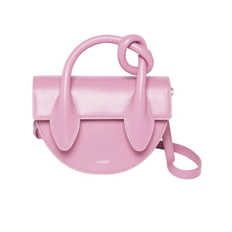 Pretzel Handbag with Crossbody Strap Lemonade