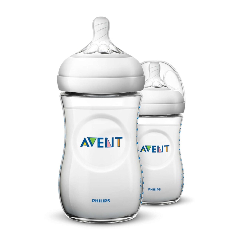 Natural PA Baby Bottle 9oz Twin