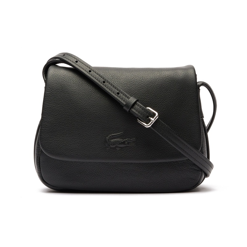 City Court Flap Close Shoulder Bag Noir