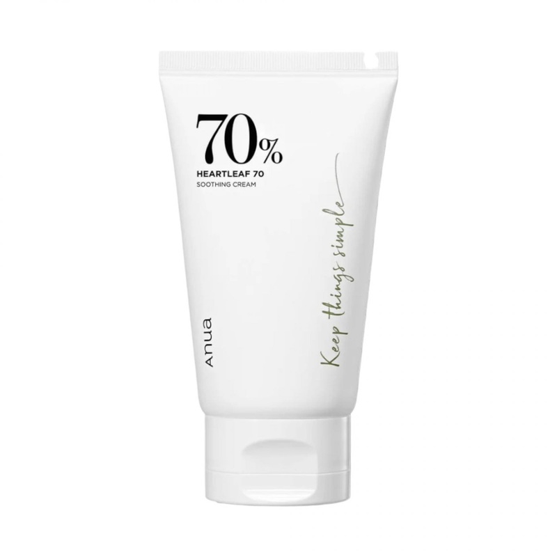 Anua -- Heartleaf - 70% Soothing Cream 3.38oz
