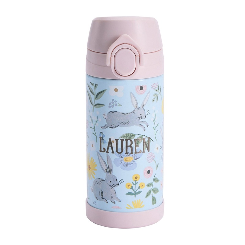 Mackenzie Rifle Paper Co. Floral Bunny Water Bottle Multi