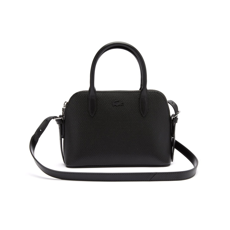 Women's Chantaco Piqu Leather Top Handle Bag Noir