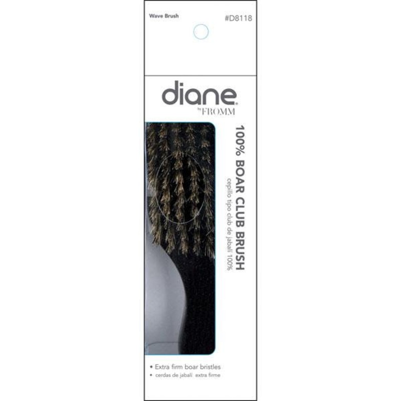 Diane -- 100% Medium boar Club brush 8 row 7"
