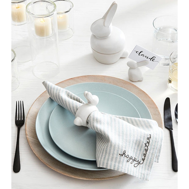 Mason Dinner Plate - Matte Blue