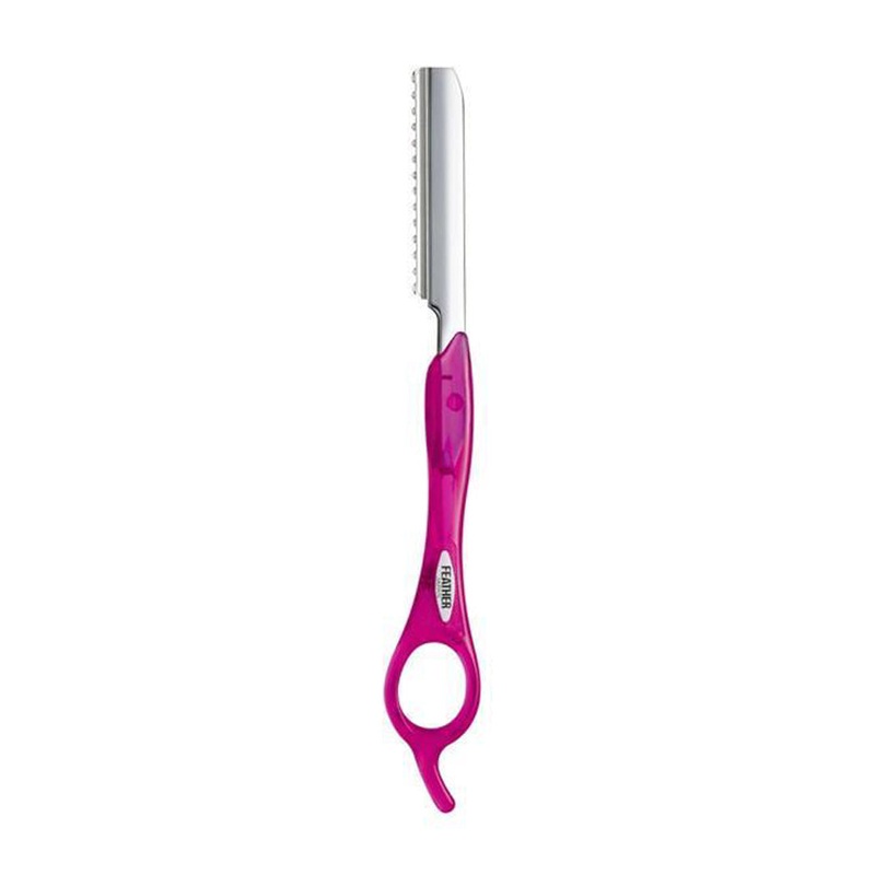 Feather Precision Cutting & Styling Razor Fuschia