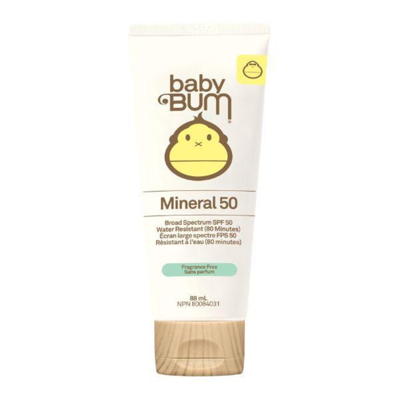 Sun Bum -- Baby Bum - SPF50 Mineral Sunscreen Lotion - Fragrance Free 3oz