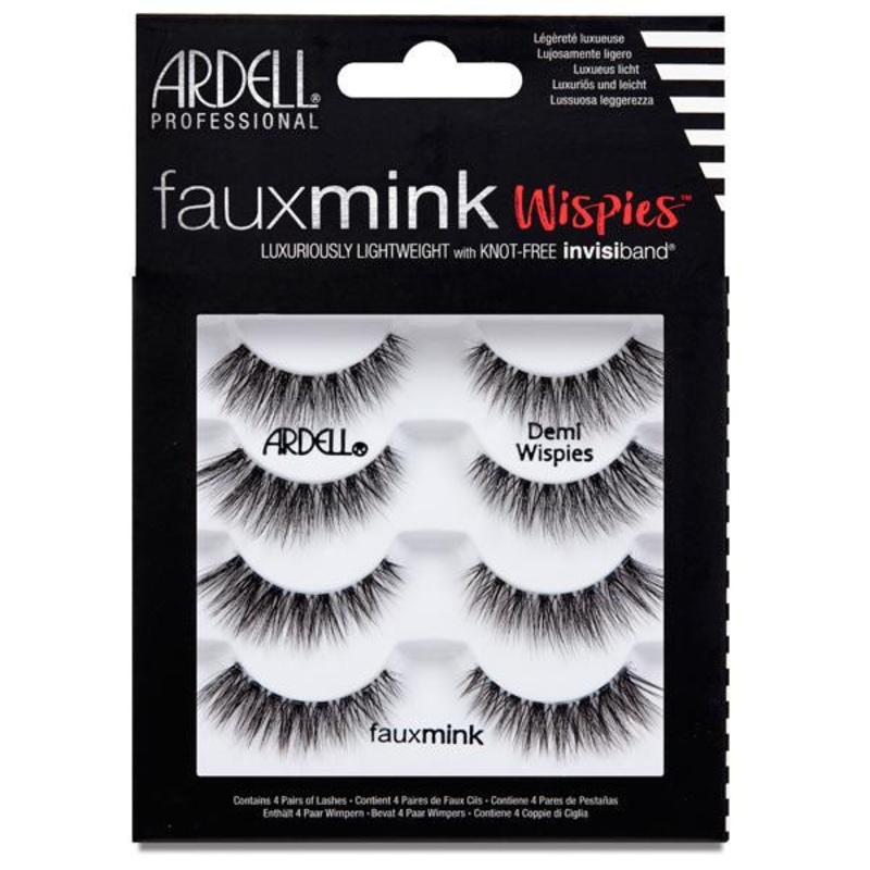 Ardell - Lashes -- Faux Mink - Demi Wispies - 4/Pack