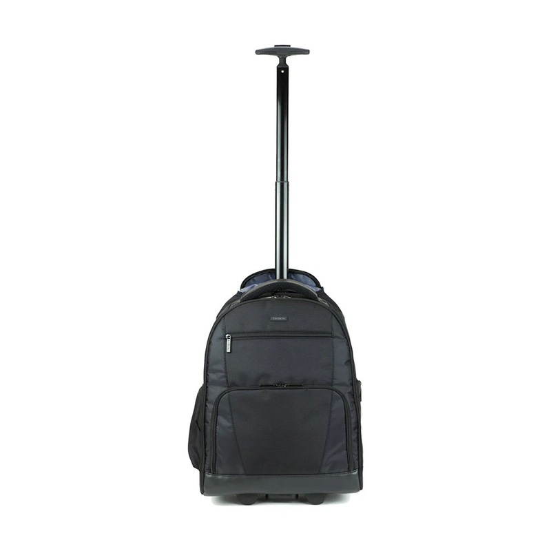 15.4in Rolling Laptop Backpack Black