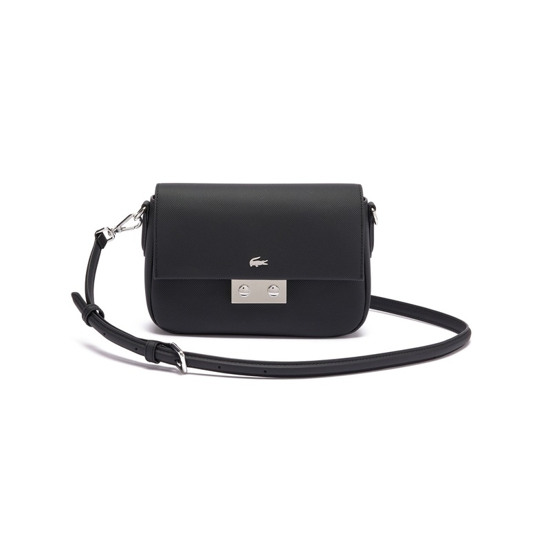 Daily City Flap Close Messenger Bag Noir