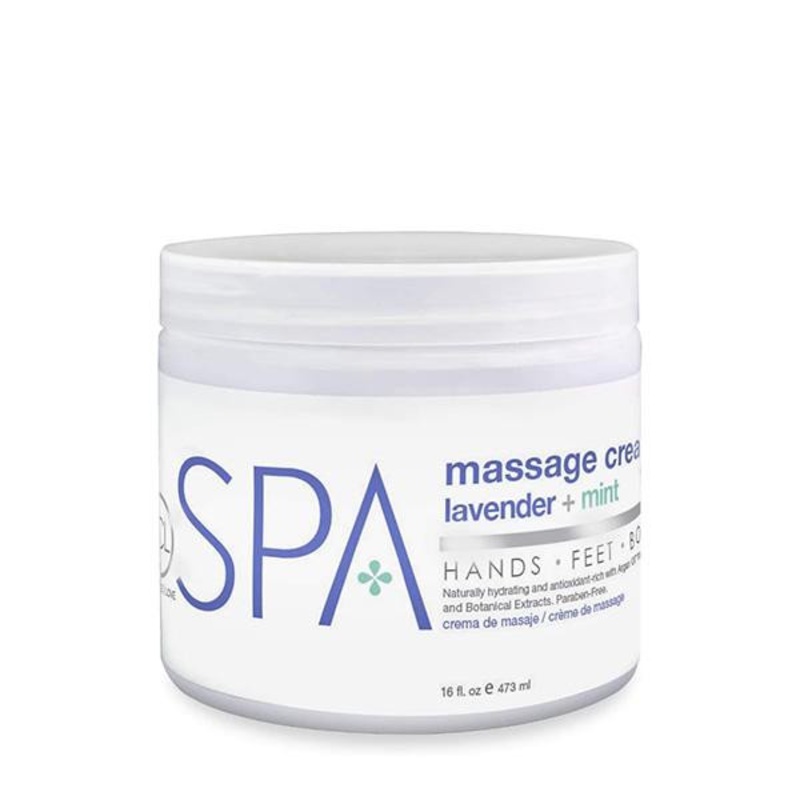 BCL -- Massage Cream Lavender + Mint 16 oz
