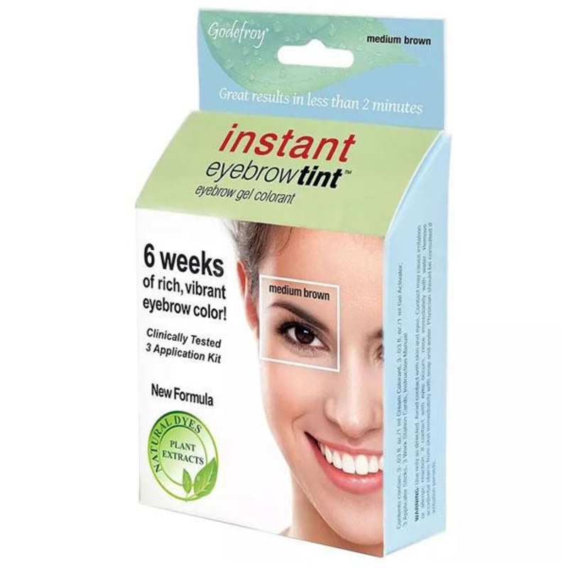 Godefroy -- Eyebrow Tint Kit - Medium Brown