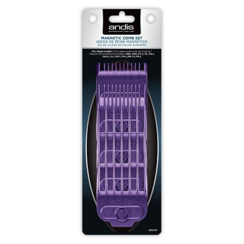 Andis -- Magnetic comb set 5 pieces