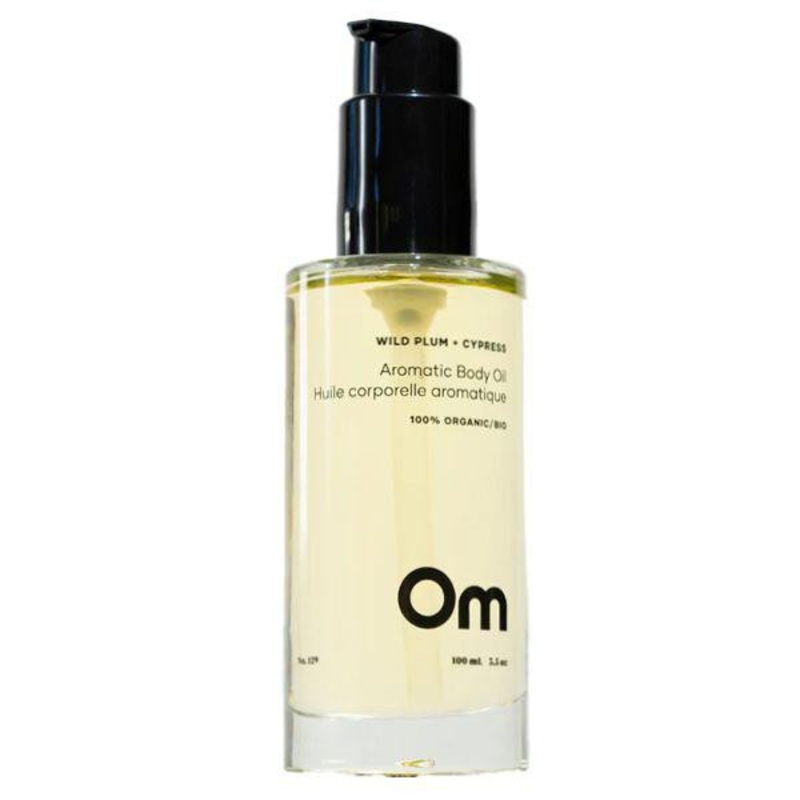 Om Organics -- Wild Plum + Cypress Aromatic Body Oil 3.5oz