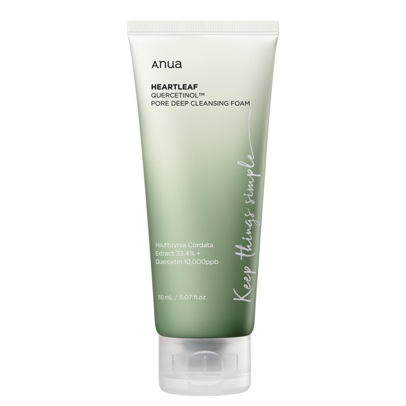 Anua -- Heartleaf - Quercetinol Pore Deep Cleansing Foam 5.07oz