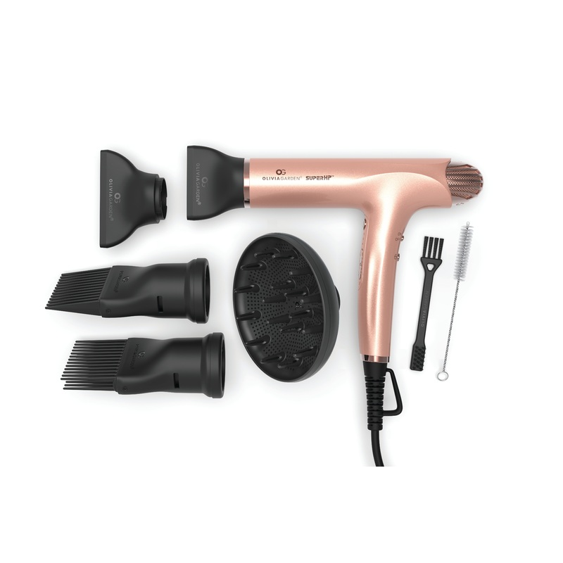 Olivia Garden SuperHP High Performance Professional Hair Dryer Rose Gold