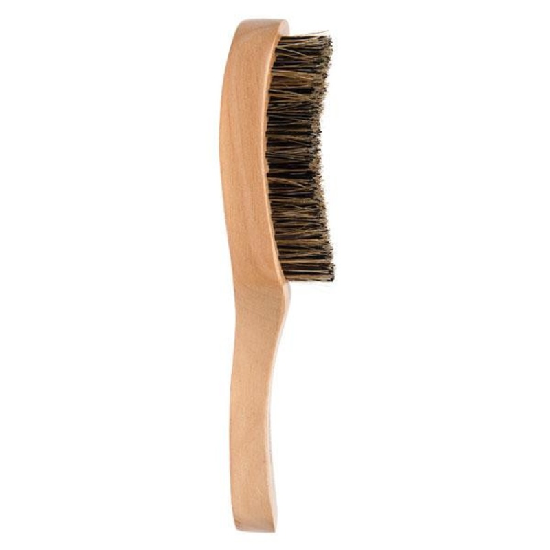 Diane -- Curved 100% Extra-Firm boar Club brush 8 row 7"