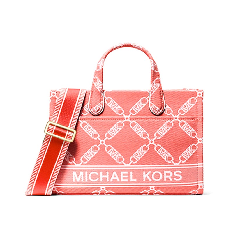 Gigi Small Empire Logo Jacquard Messenger