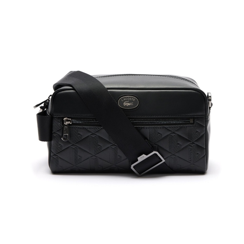 Monogram Print Pouch Purse Noir