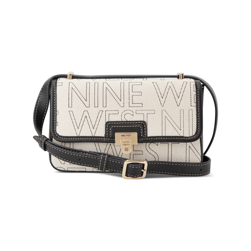 Peyton Convertible Crossbody Flap Black
