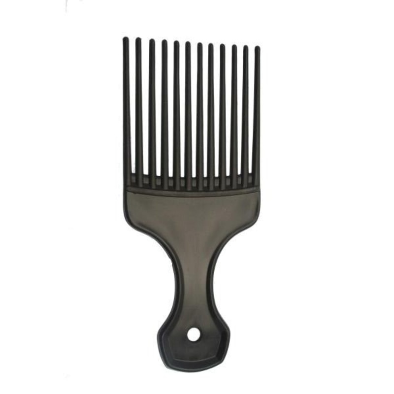 Santorini Afro Comb Black 2.5"