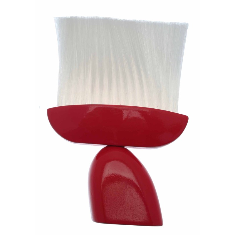 Santorini Neck Brush Funky Handle Red