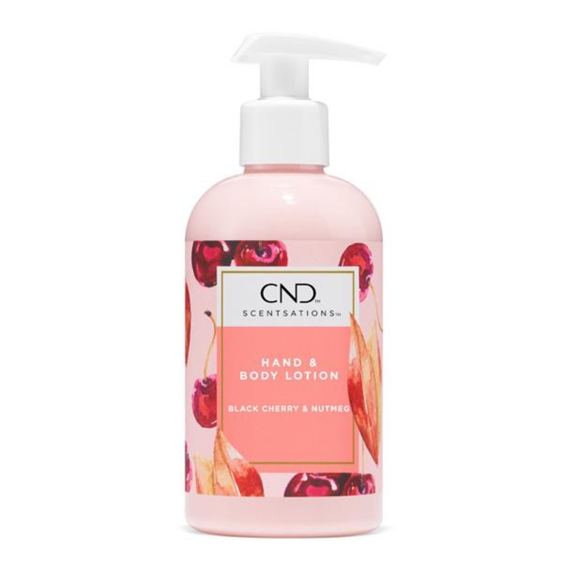CND -- Hand and Body Lotion - Black Cherry & Nutmeg 8.3oz