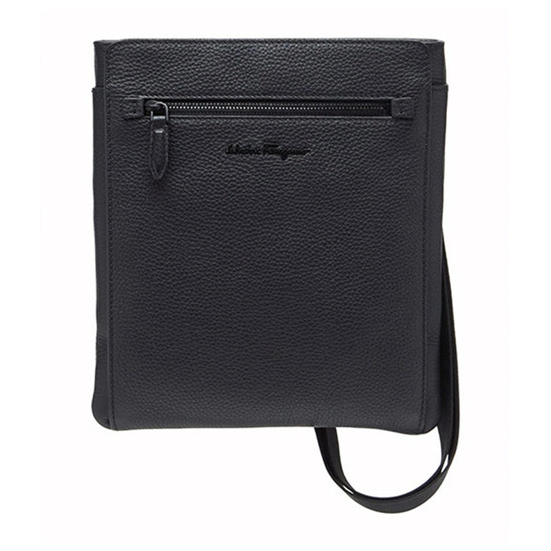 Crossbody Bag Calf Leather Black